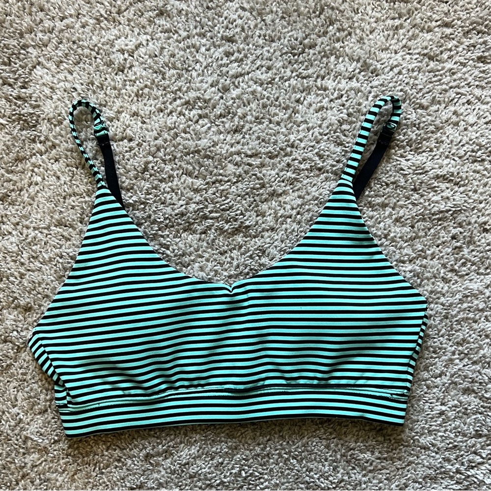 Forever 21 striped sports bra
